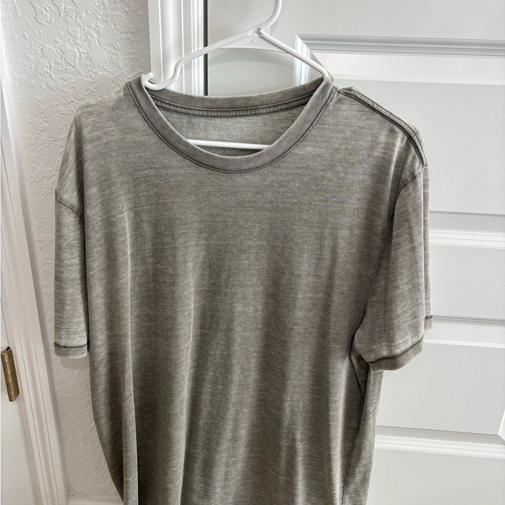 Lucky Brand Green Men's Burnout T-Shirt